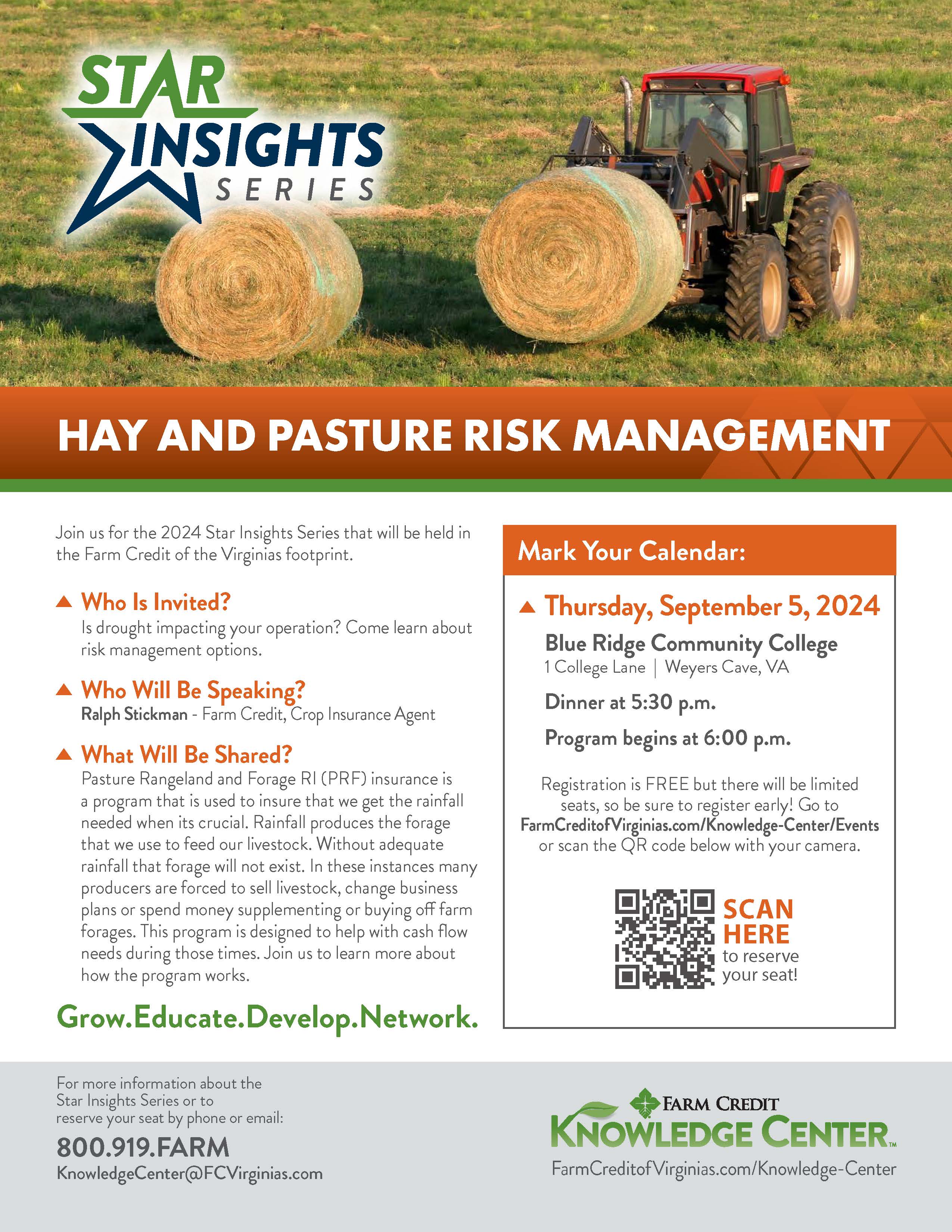 Hay and Pasture Event Flyer