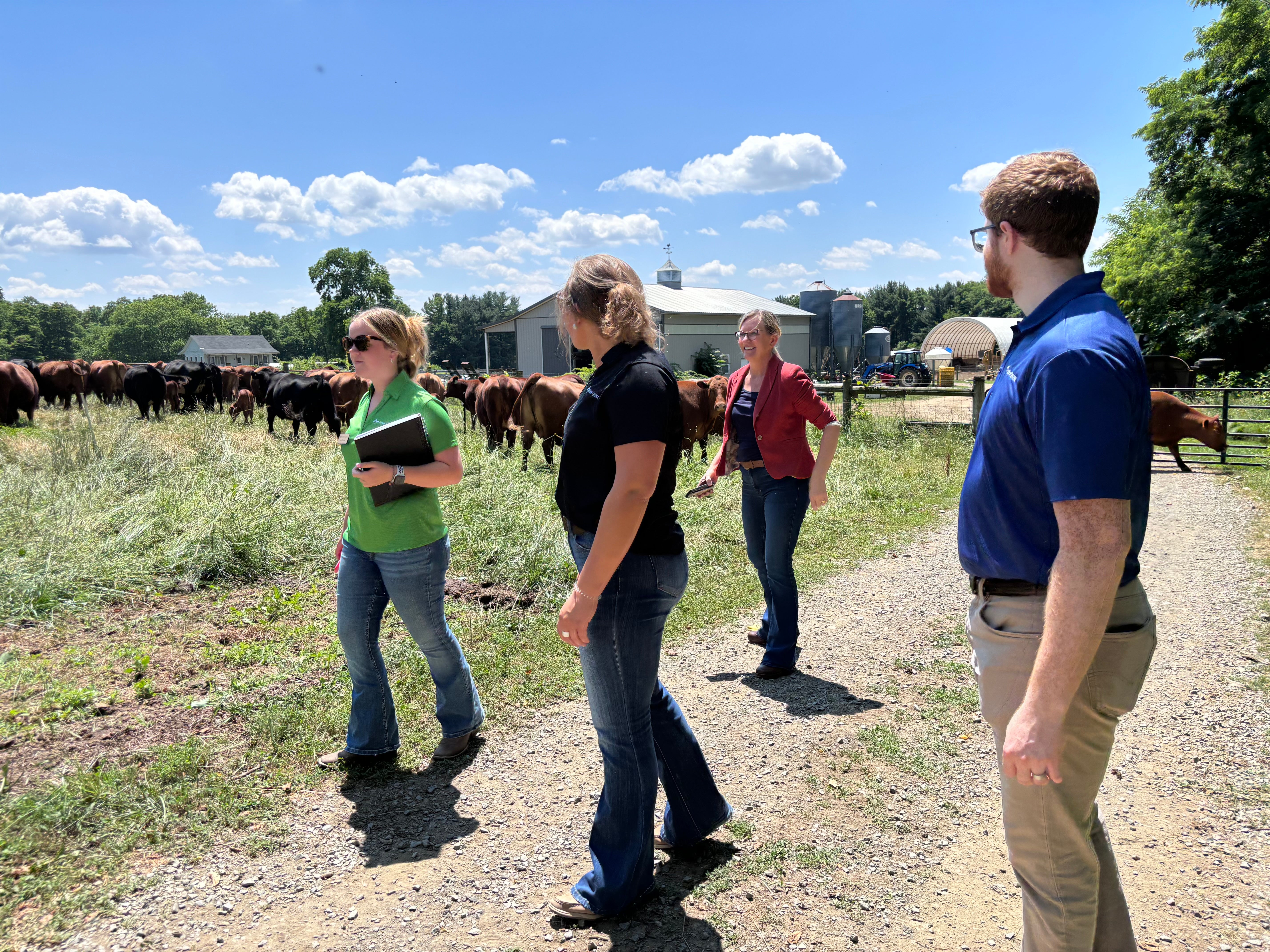 Long Stone Farm intern farm tour